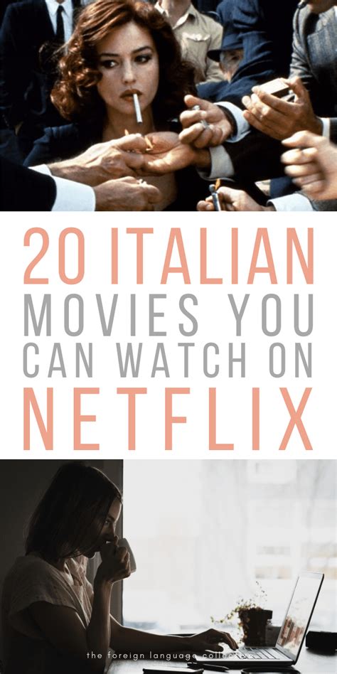 italian language films on netflix|More.